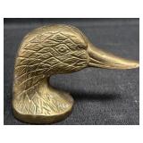 Brass duck head bottle opener