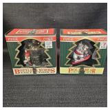 (2) Coco-Cola Brand Ornaments