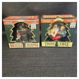 (2) Coco-Cola Brand Ornaments