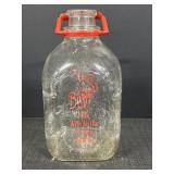 Burger Dairy Gallon Glass Milk Jug