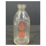 Borden Dairy Half Gallon Glass Milk Bottle