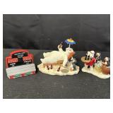 Coca-Cola polar bear & polar bear cubs figurines
