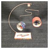 Japanese Desktop Hanging Ornament & Wooden Horse