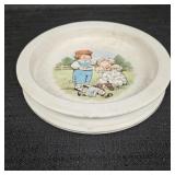 Vintage Buffalo Pottery Campbell Kids Ceramic Bowl
