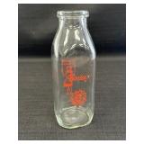 Bordenï¿½s Dairy Glass 1/2 Liter Milk Bottle