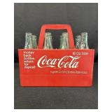 Plastic Coca Cola 8 Pack Carrier & Bottles