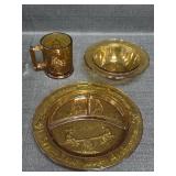 Tiara Amber Glass Nursery Rhyme child