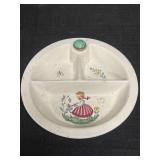 West Germany Childï¿½s Divided  Plate