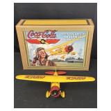 Coca-Cola 1929 Lockheed air express coin bank