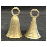 2- 2.5" Brass Bells