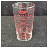 VTG Frigidaire Liquid Measuring Glass Tumbler