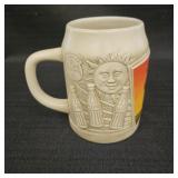 1995 Coca-Cola 3D Sun & Moon Ceramic Mug
