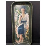 1973 Coca-Cola decorative metal serving tray