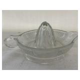 glass citrus hand juicer w/ handle