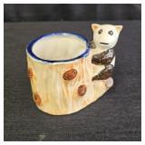Vintage Occupied Japan Ceramic Panda Bear Planter