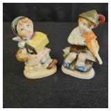 (2) Vintage Porcelain Occupied Japan Figurines