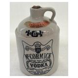 McCormick Distilling Company vodka stoneware jug