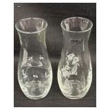 Cameo vase crystal glass hand-cut made in Turkey