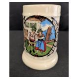 1981 Oktoberfest Stein porcelain 6in tall