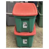 2 Incredible Solutions 20gal Totes w/ Lids