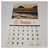 1973 Borden Promotional Wall Calendar