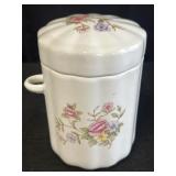 FTDA floral ceramic canister for tea or sugar