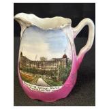 French Lick Spring Hotel glass creamer pitcher
