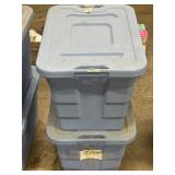 (2) Round the house handle-it tote 22gal campus