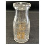 Bordenï¿½s Dairy Glass Half Pint Milk Bottle