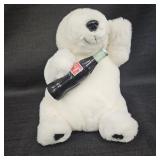 1997 Play-By-Play Coca-Cola Plush Polar Bear