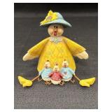Chick Clique Always the Mother Hen figurine, 4in.