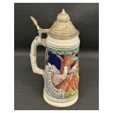 9.5" German Gerz Beer Stein "Und der Beutel