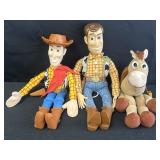 Disney Toy Story Woody & Bullseye plush dolls