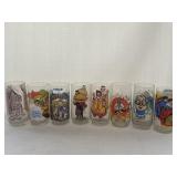 Vtg. Variety of character drinking glasses