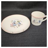 Advert. Christianson's Furniture, Child's Plate &