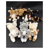 7 Ty Beanie Baby dogs & cats - Bernie (missing