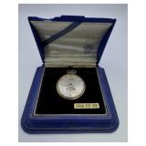Gruen Open Faced Pocket Watch w/ Original Box
