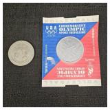 (2) Metal Tokens/ Medallions: Olympic & Casino