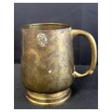 Brass mug/cup that has the name 'Dave' on it
