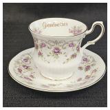 Queen's/Rosina Grandmother China Teacup & Saucer