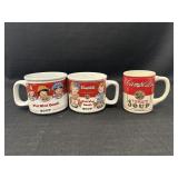 3 Campbellï¿½s Soup Coffee Mugs