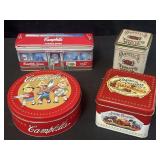 3 Campbellï¿½s Decorative Tins