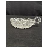 Glass Nappy Bowl w/ Handle