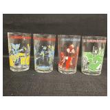 4 Archies Welch's Jelly Jar Glasses