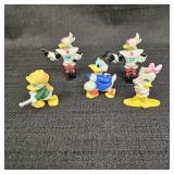 (5) 1991 Disney Kelogg's DuckTales PVC Figures