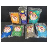 1998 McDonaldï¿½s Happy Meal Ty beanie babies