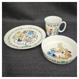 1976 Gorham Muppets Sesame Street Child's Set
