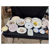 Variety of Vtg plates, bowls, cups