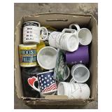 Coffee cups and travel mugs