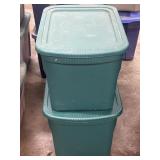 (2) Sterilite 20 gallon storage totes/containers